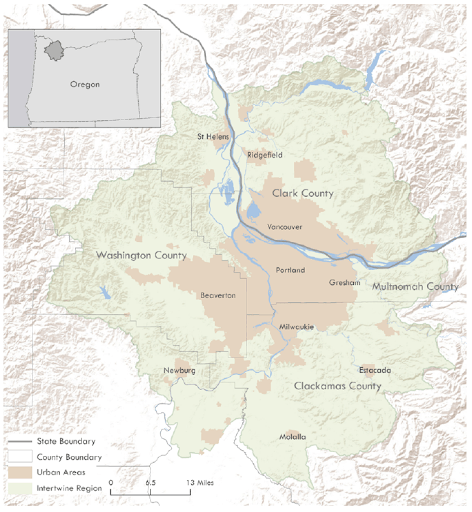 Intertwine Region Map